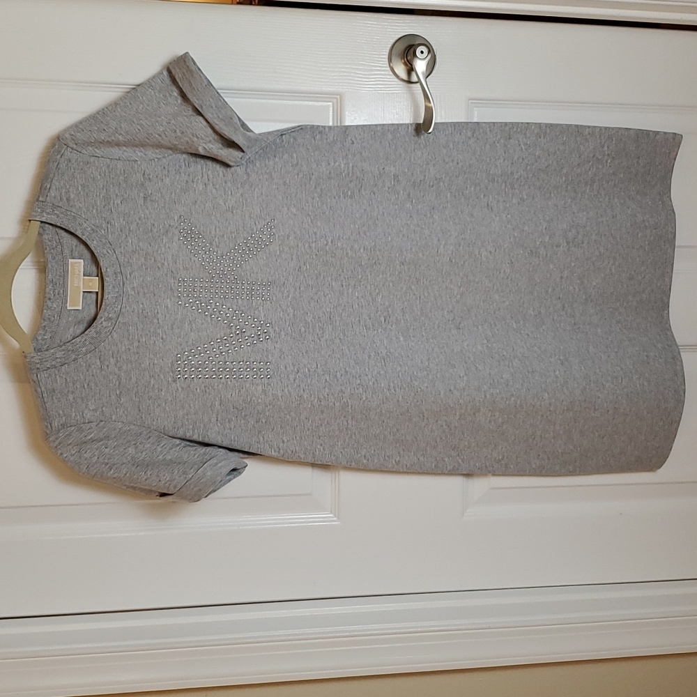 🎉HP🎉Michael Kors 💘NWT💘 Size Medium Heather Grey Casual Dress!